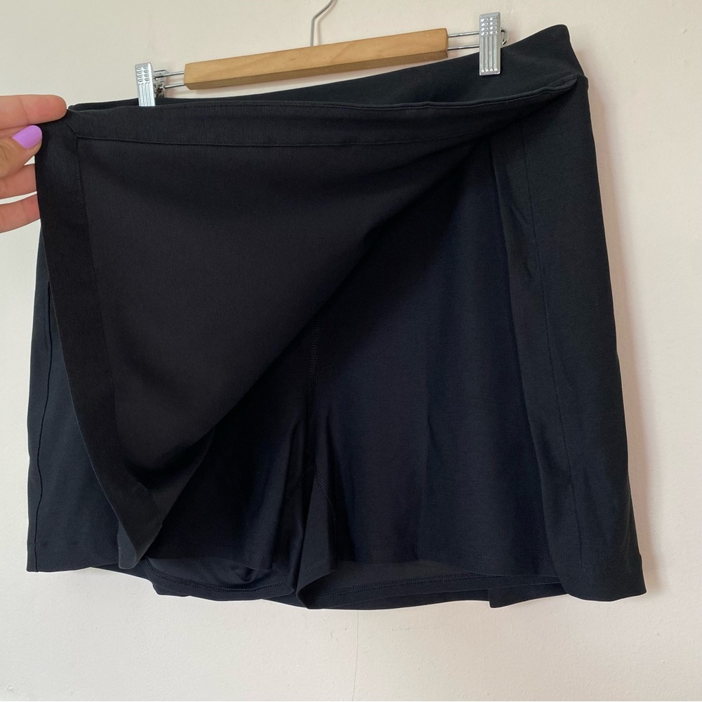 Outdoor Voices Court Active Tennis Skort Side Slit 4.5” Inseam Black Sz XXXL - Picture 7 of 11